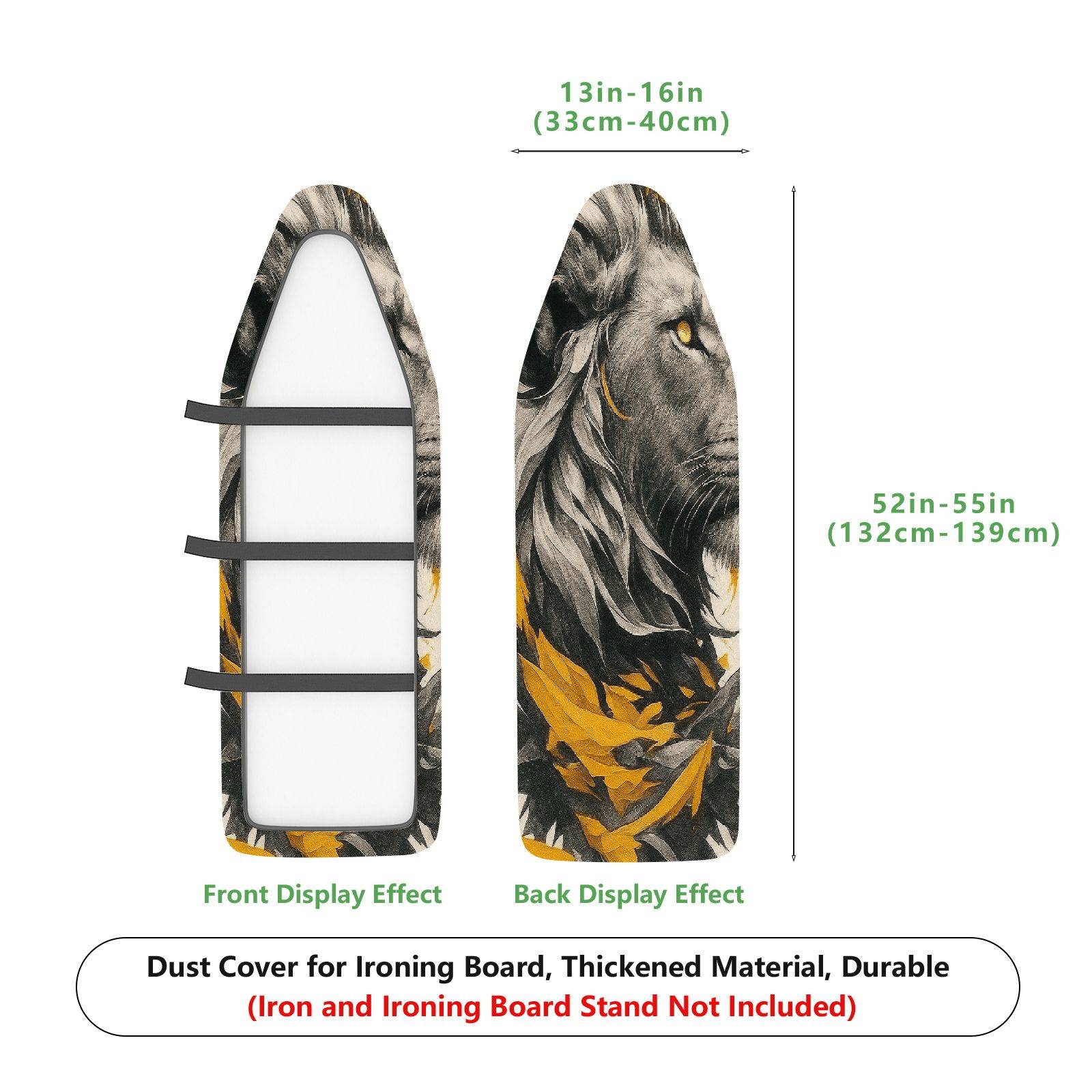 1-Piece Lion Abstract Artistic  Ironing Board Cover, Universal Size, Without Board