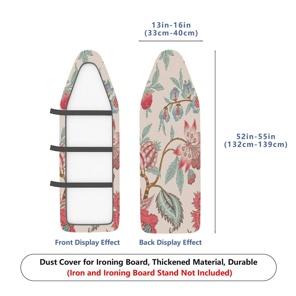 1-Piece Floral Vintage Retro  Ironing Board Cover, Universal Size, Without Board