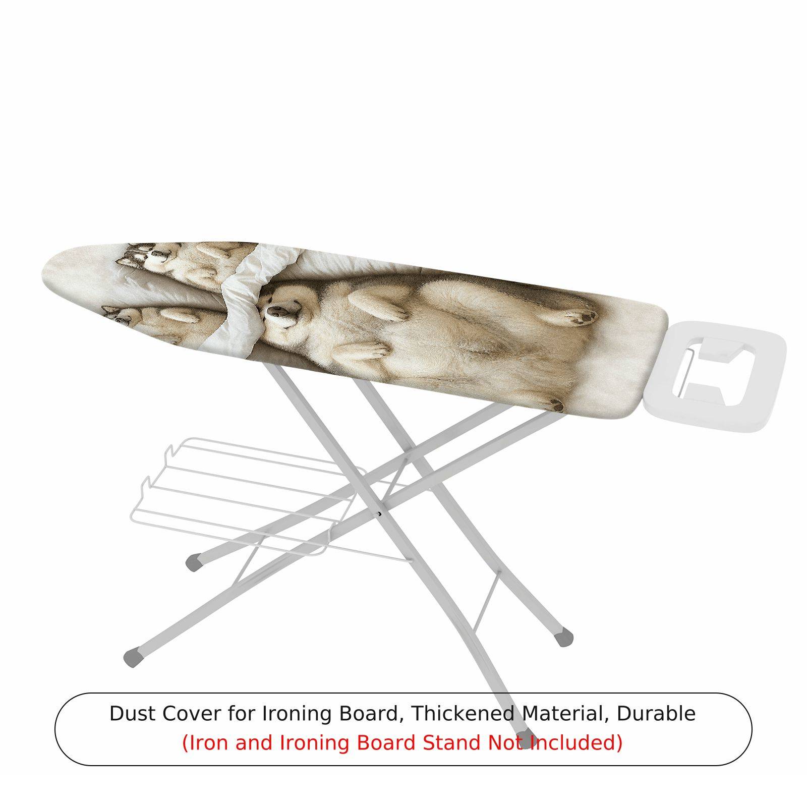 1-Piece Polar Bear Animal Print Cute  Ironing Board Cover, Universal Size, Without Board
