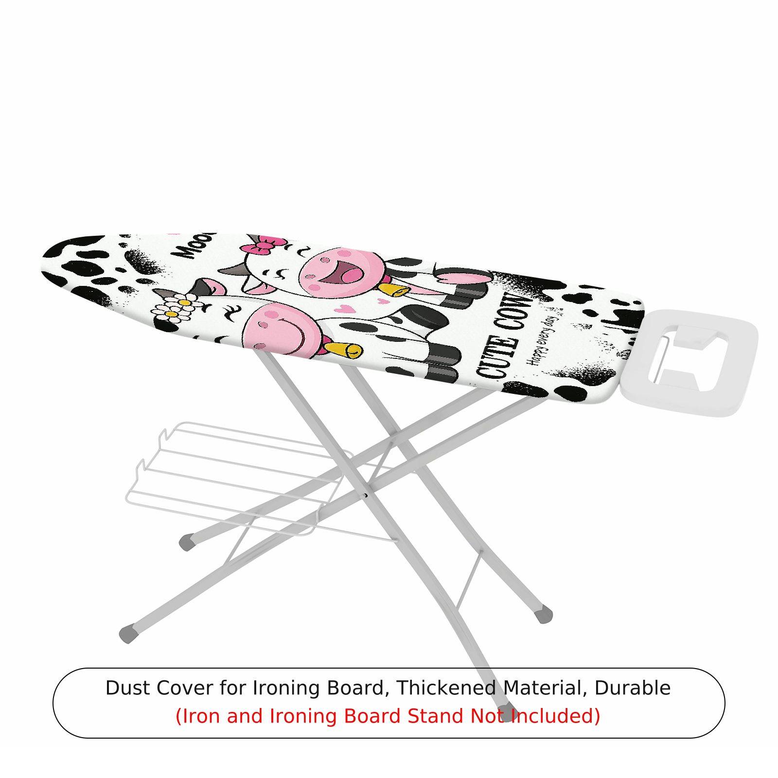 1-Piece Cow Cute Animal Funny  Ironing Board Cover, Universal Size, Without Board