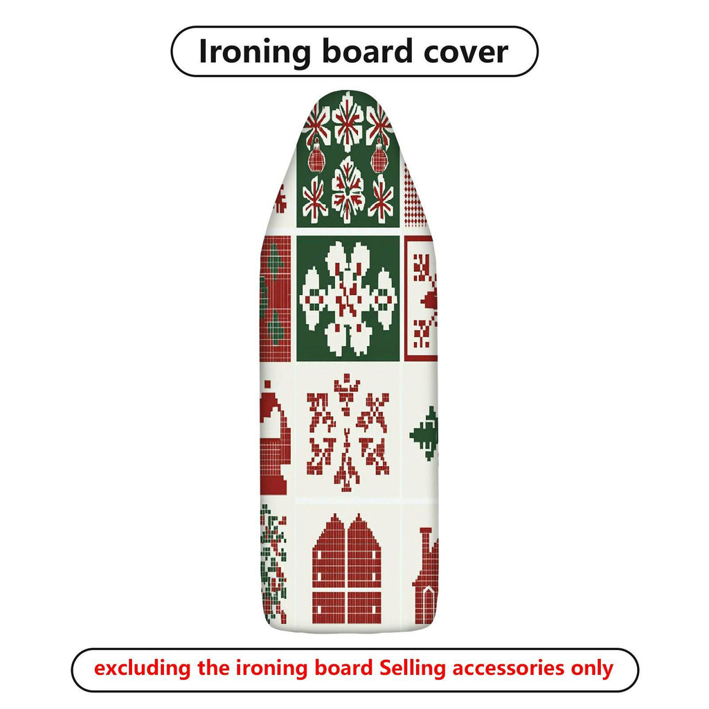 1-Piece Christmas Festive Nordic  Ironing Board Cover, Universal Size, Without Board