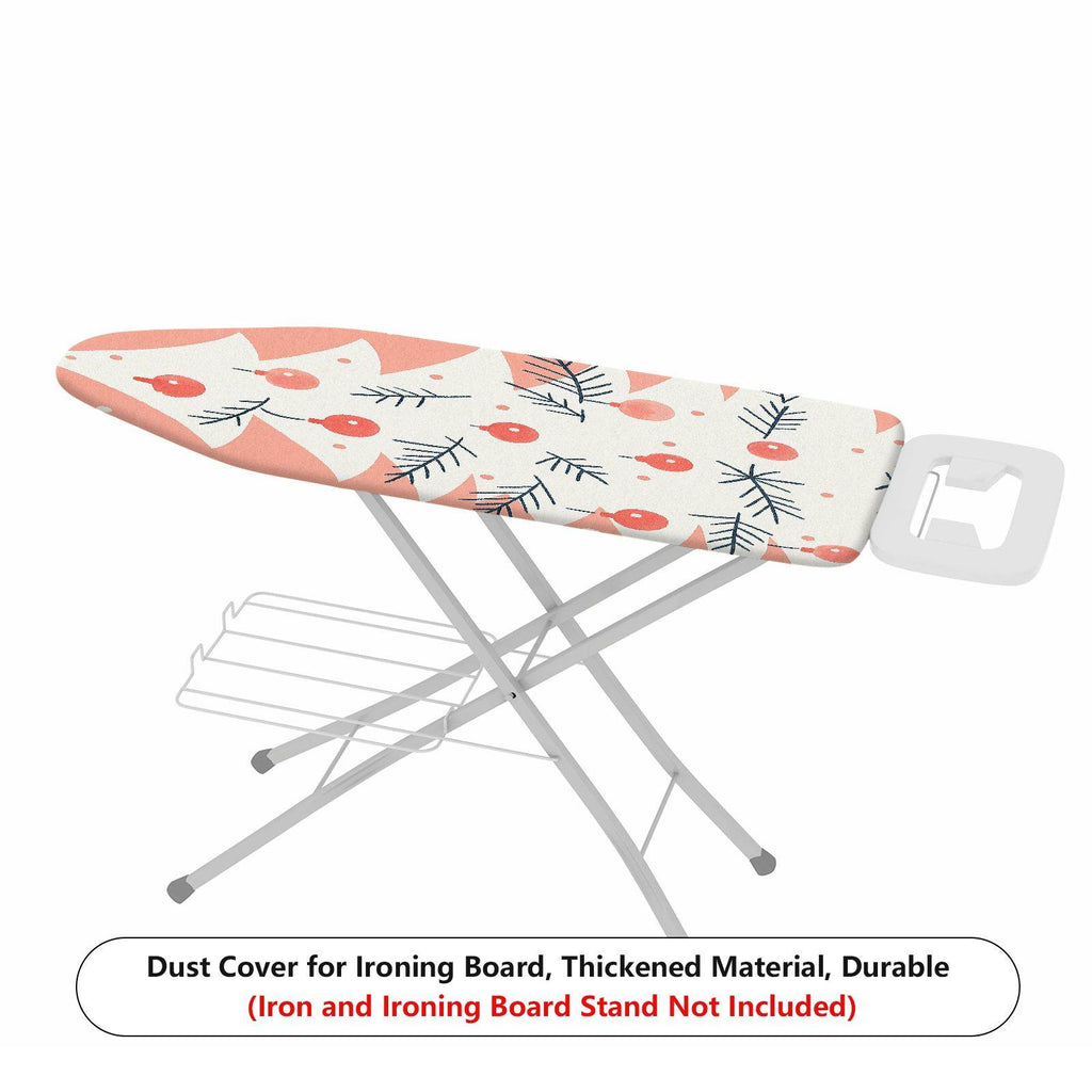 1-Piece Christmas Tree Festive Red Holiday  Ironing Board Cover, Universal Size, Without Board