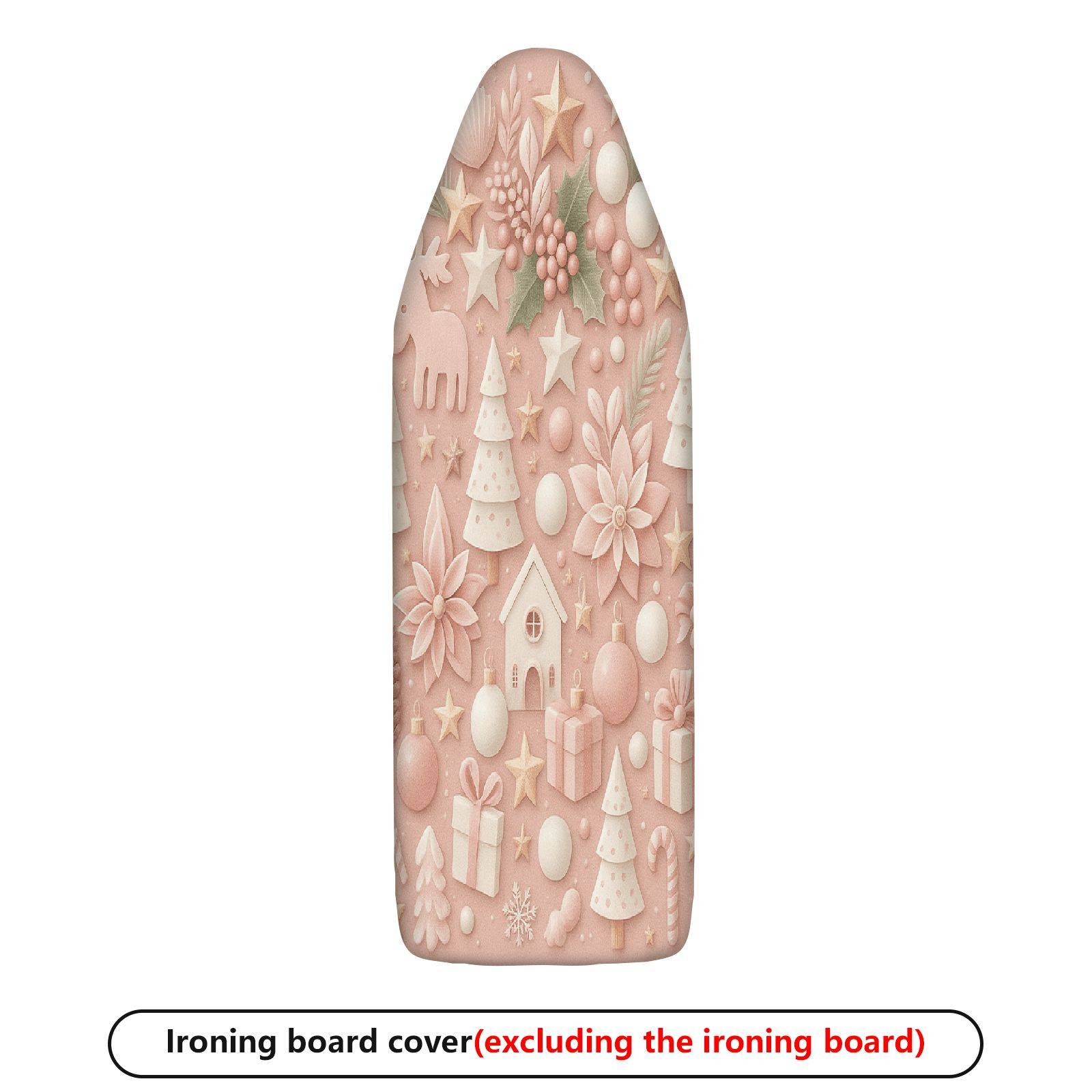 1-Piece Christmas Winter Holiday  Ironing Board Cover, Universal Size, Without Board