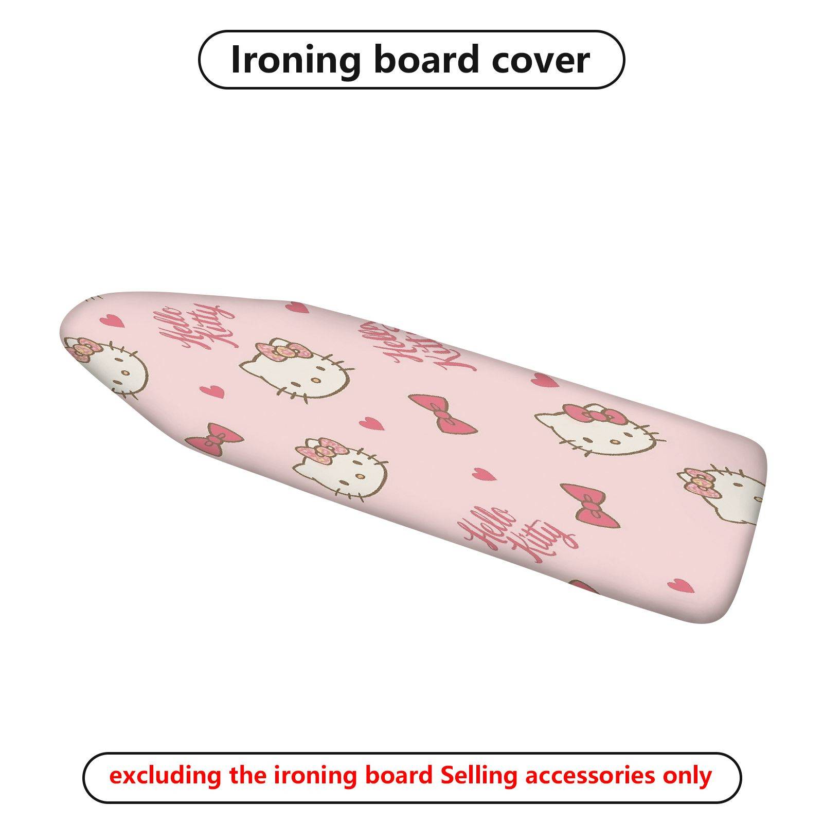 1-Piece Hello Kitty Pink  Ironing Board Cover, Universal Size, Without Board