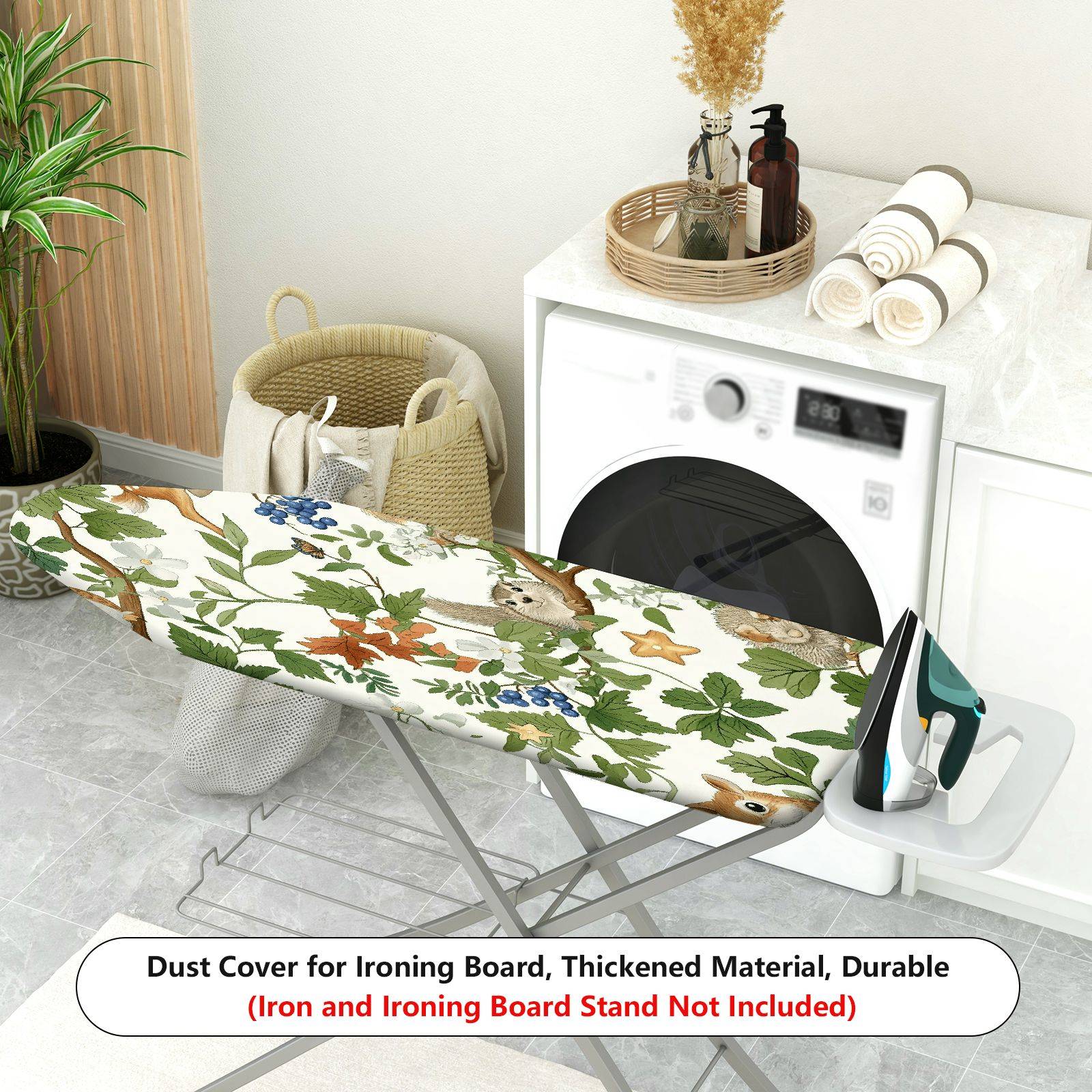 1-Piece Animal Floral Nature  Ironing Board Cover, Universal Size, Without Board