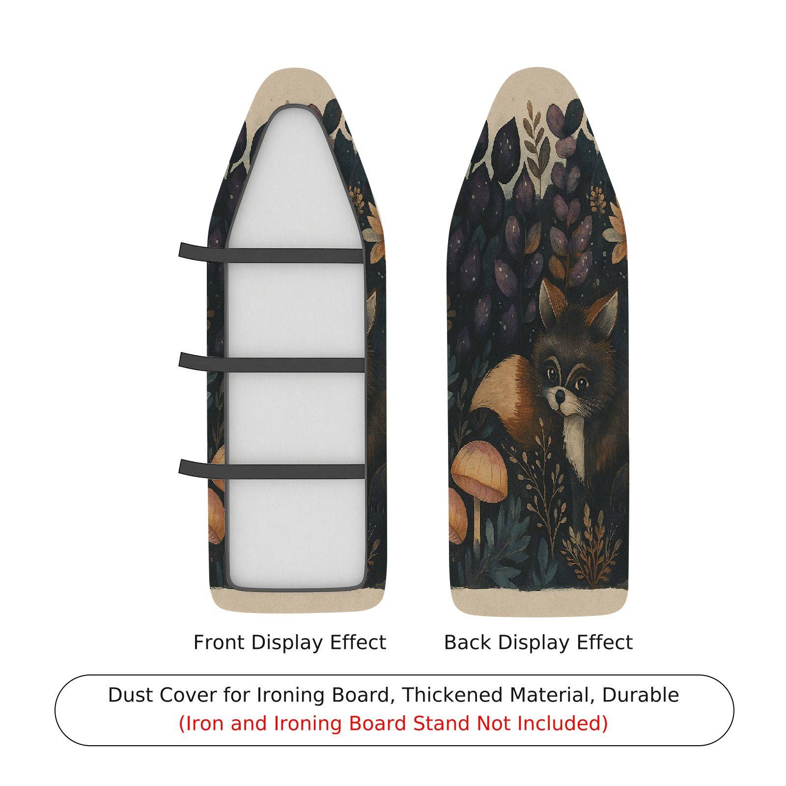 1-Piece Animal Forest Night  Ironing Board Cover, Universal Size, Without Board