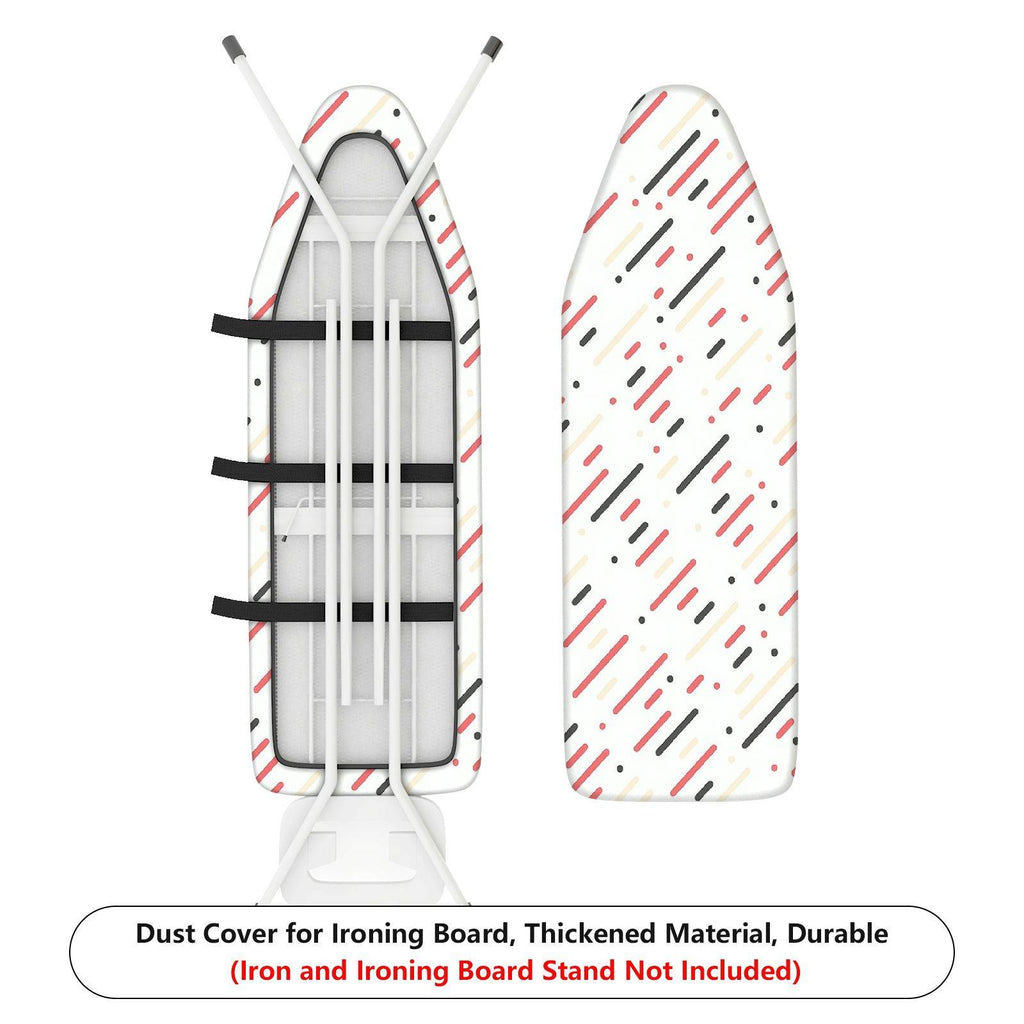 1-Piece Abstract Stripes Modern Contemporary  Ironing Board Cover, Universal Size, Without Board