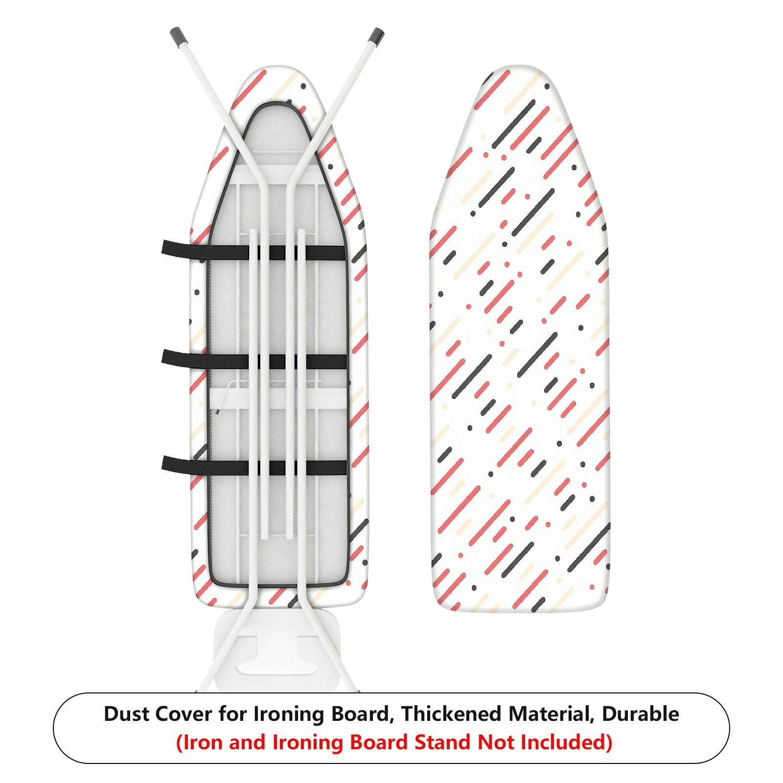 1-Piece Abstract Stripes Modern Contemporary  Ironing Board Cover, Universal Size, Without Board