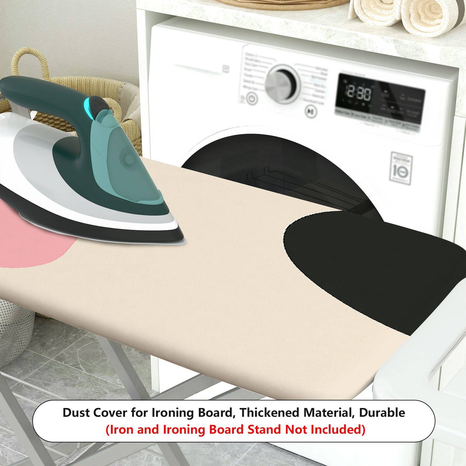 1-Piece Pig Cow Animal  Ironing Board Cover, Universal Size, Without Board