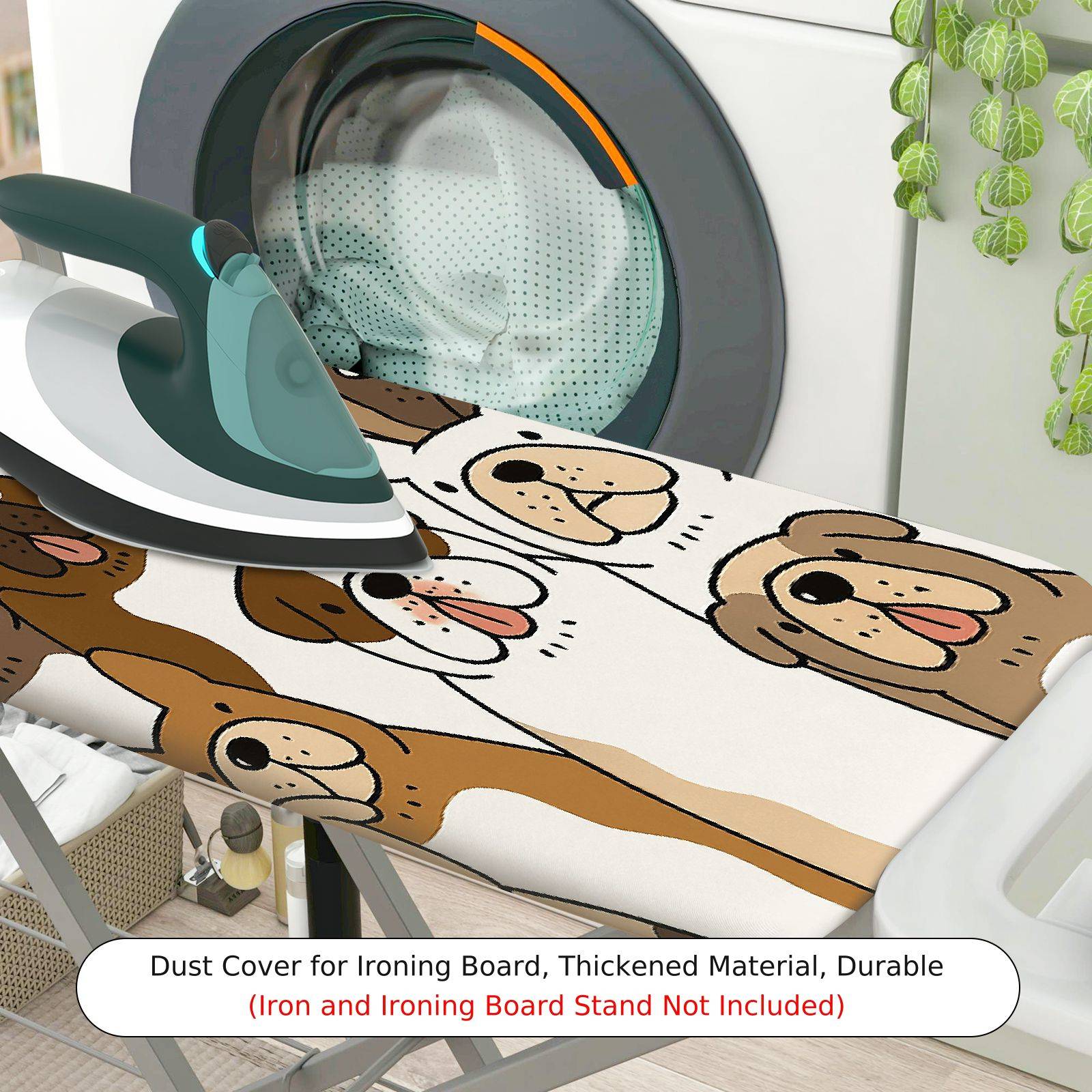 1-Piece Dog Pattern  Animal  Ironing Board Cover, Universal Size, Without Board