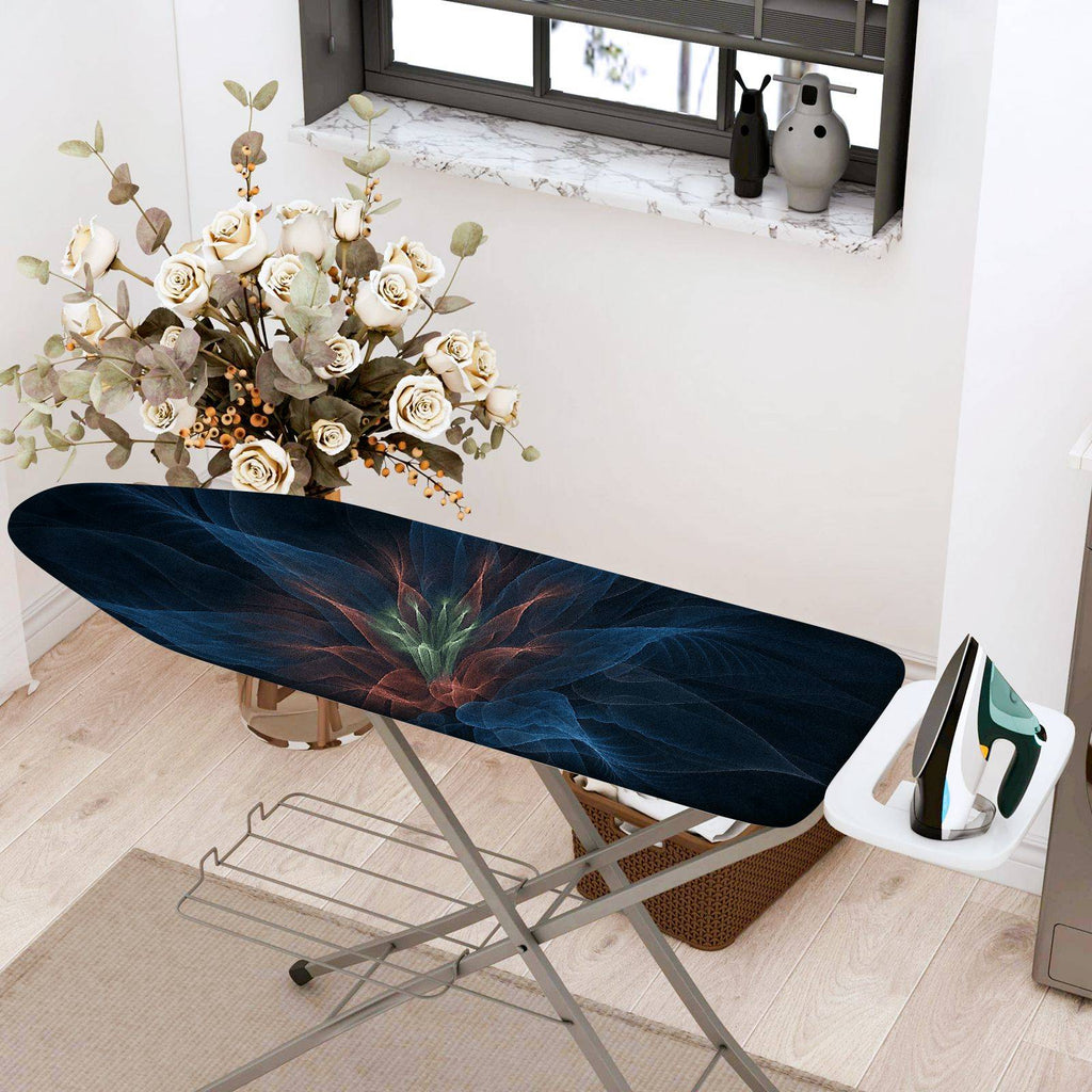 1-Piece Abstract Pattern Floral Dark  Ironing Board Cover, Universal Size, Without Board