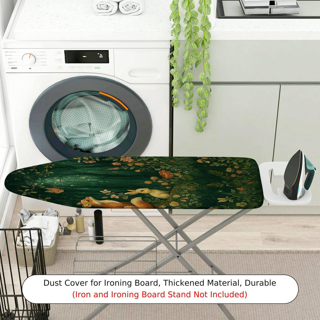 1-Piece Nature Forest Animals  Ironing Board Cover, Universal Size, Without Board