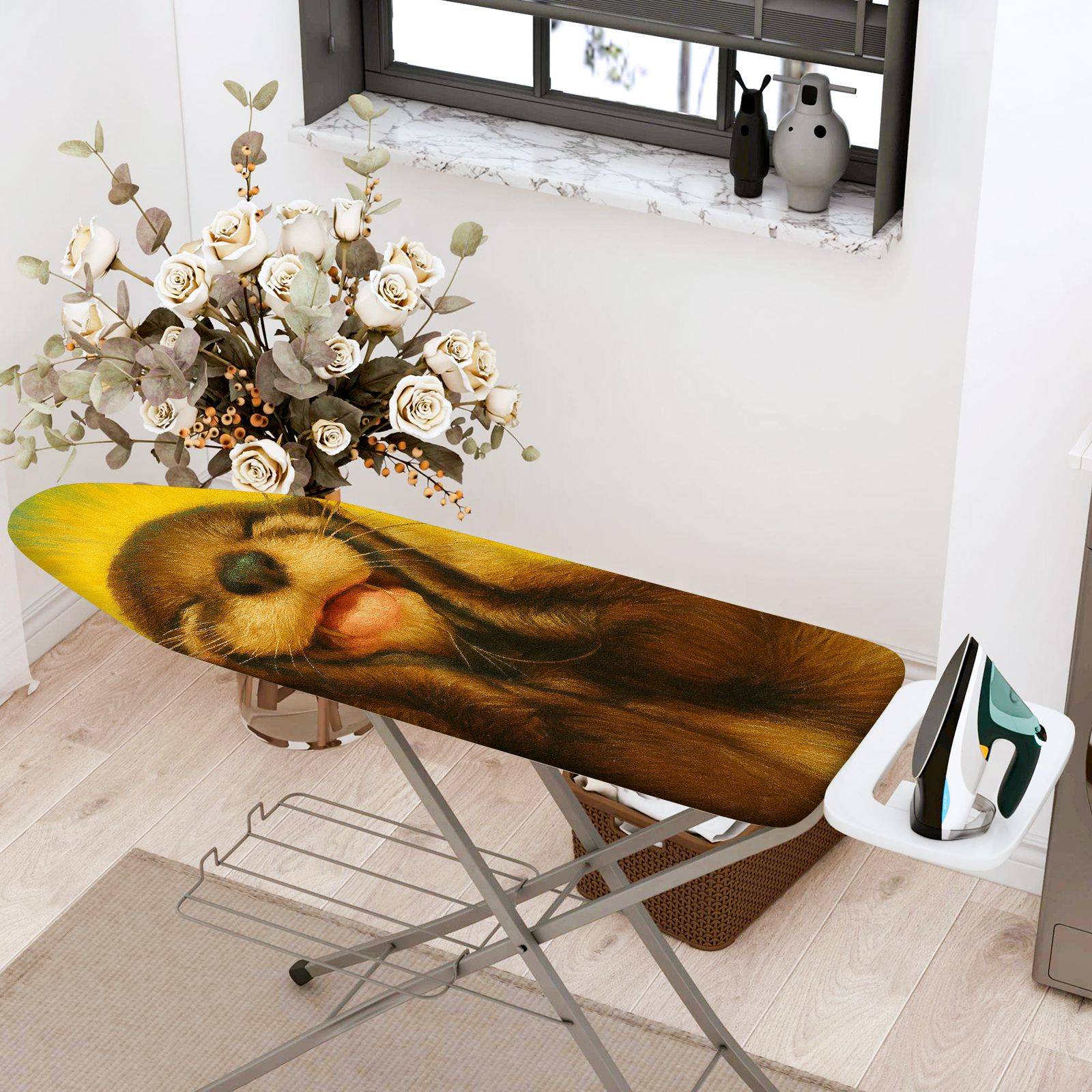 1-Piece Animal  Cute  Ironing Board Cover, Universal Size, Without Board