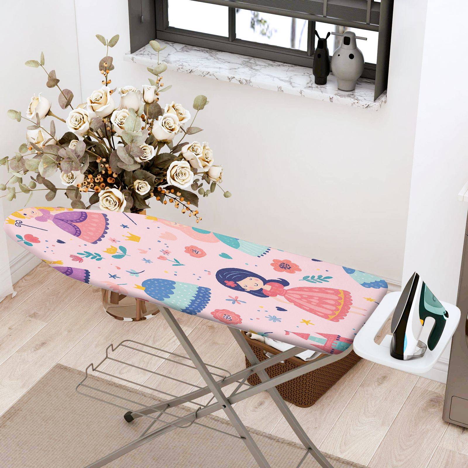 1-Piece Colorful  Ironing Board Cover, Universal Size, Without Board