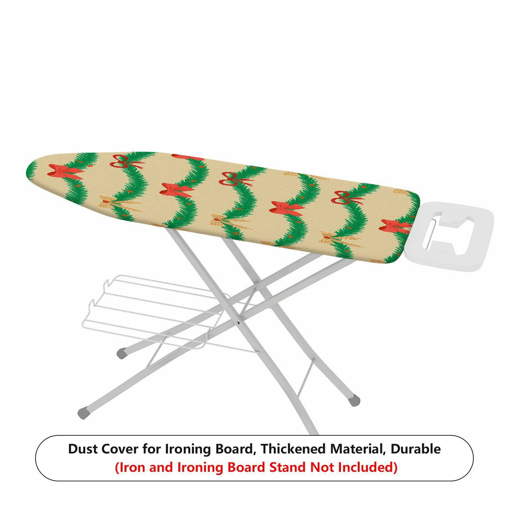 1-Piece Christmas Garland Ribbon  Ironing Board Cover, Universal Size, Without Board