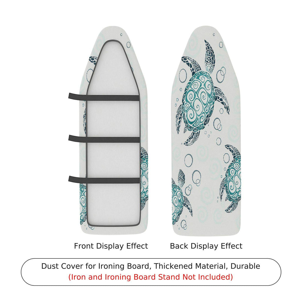 1-Piece Sea Turtle Ocean Marine  Ironing Board Cover, Universal Size, Without Board