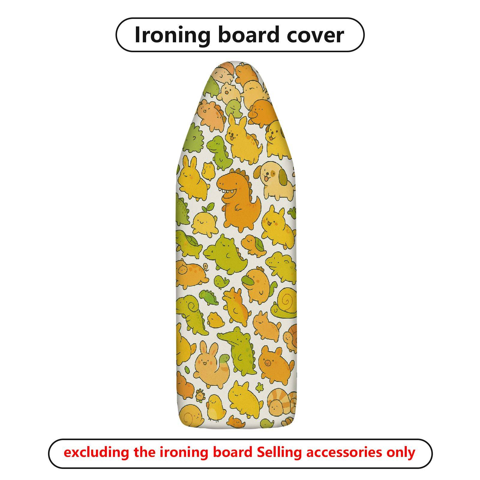 1-Piece Dinosaur  Animal  Ironing Board Cover, Universal Size, Without Board