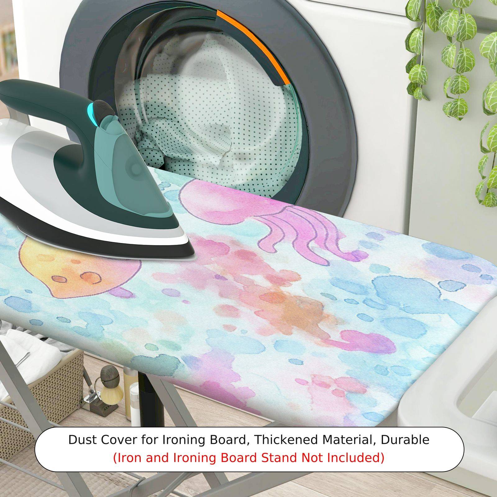1-Piece Ocean Sea Animal  Ironing Board Cover, Universal Size, Without Board