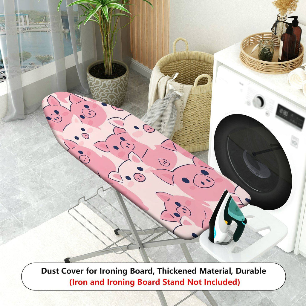 1-Piece Cute  Pig Pattern Animal Theme Pink  Ironing Board Cover, Universal Size, Without Board