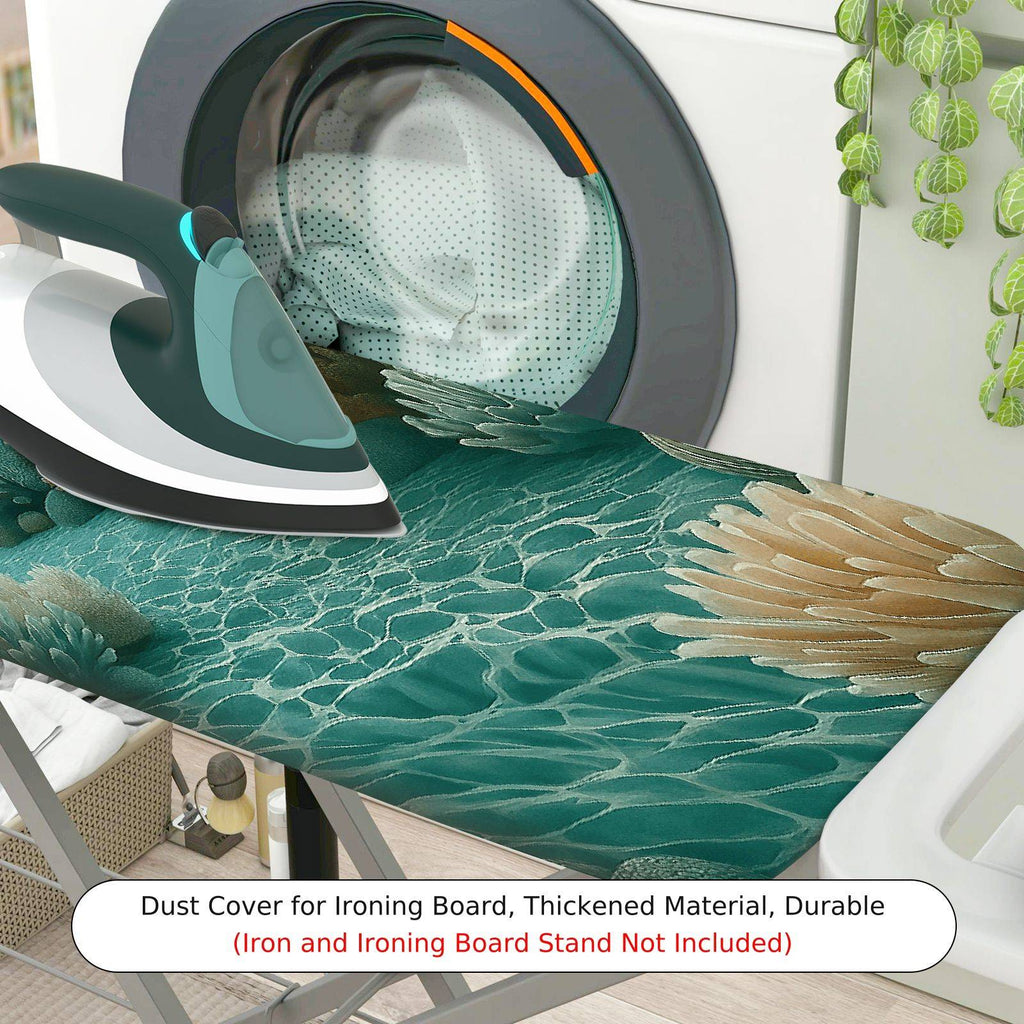 1-Piece Coral Sea Ocean Marine  Ironing Board Cover, Universal Size, Without Board