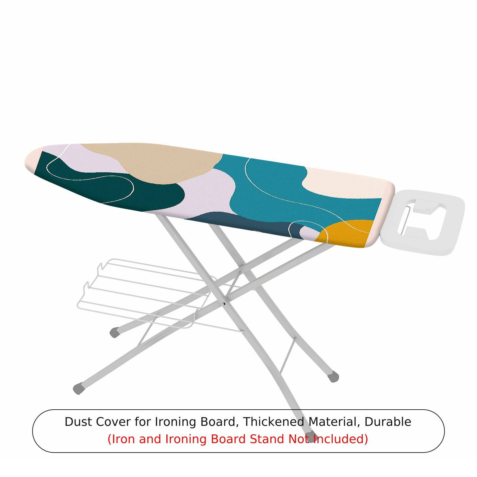 1-Piece Abstract Art Colorful Modern  Ironing Board Cover, Universal Size, Without Board