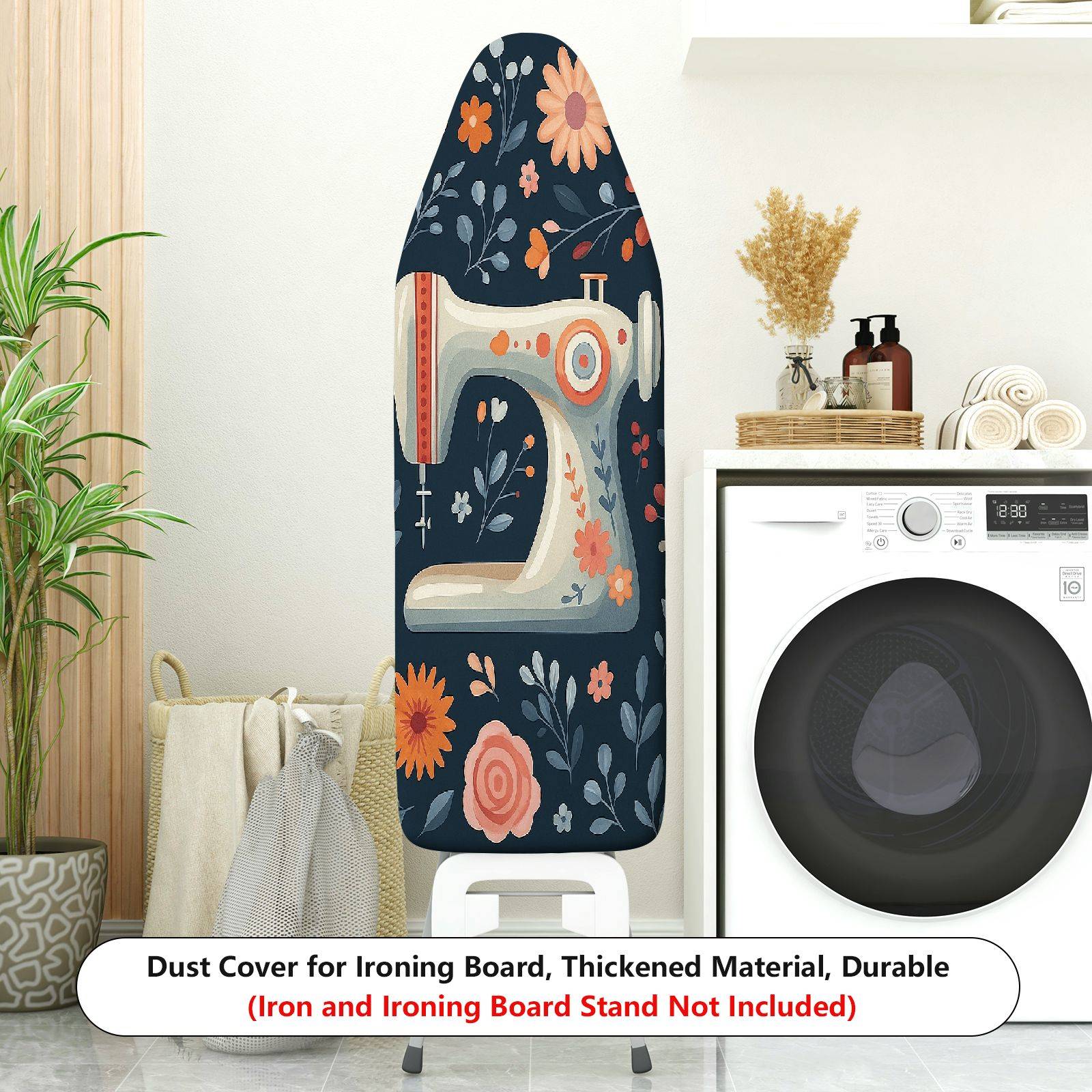 1-Piece Sewing floral retro  Ironing Board Cover, Universal Size, Without Board