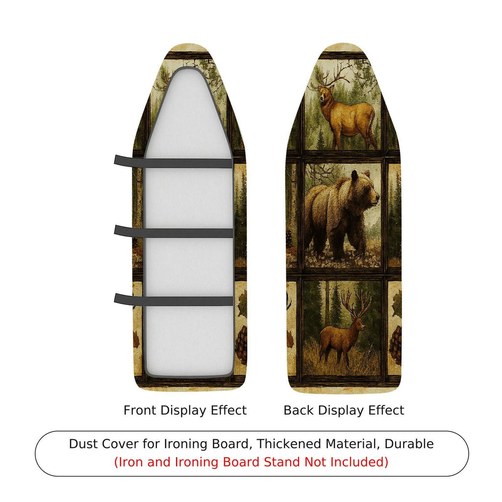 1-Piece Forest Animal Nature  Ironing Board Cover, Universal Size, Without Board