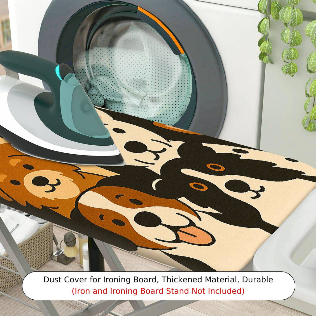 1-Piece Animal Print Dog  Ironing Board Cover, Universal Size, Without Board