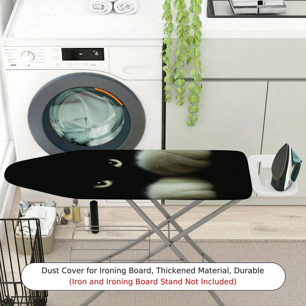 1-Piece Cat Paw Pattern Animal Black  Ironing Board Cover, Universal Size, Without Board