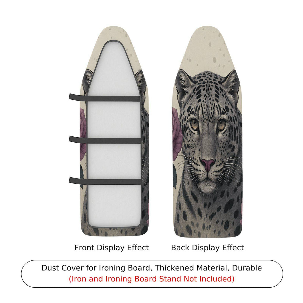 1-Piece Leopard Floral Animal  Ironing Board Cover, Universal Size, Without Board