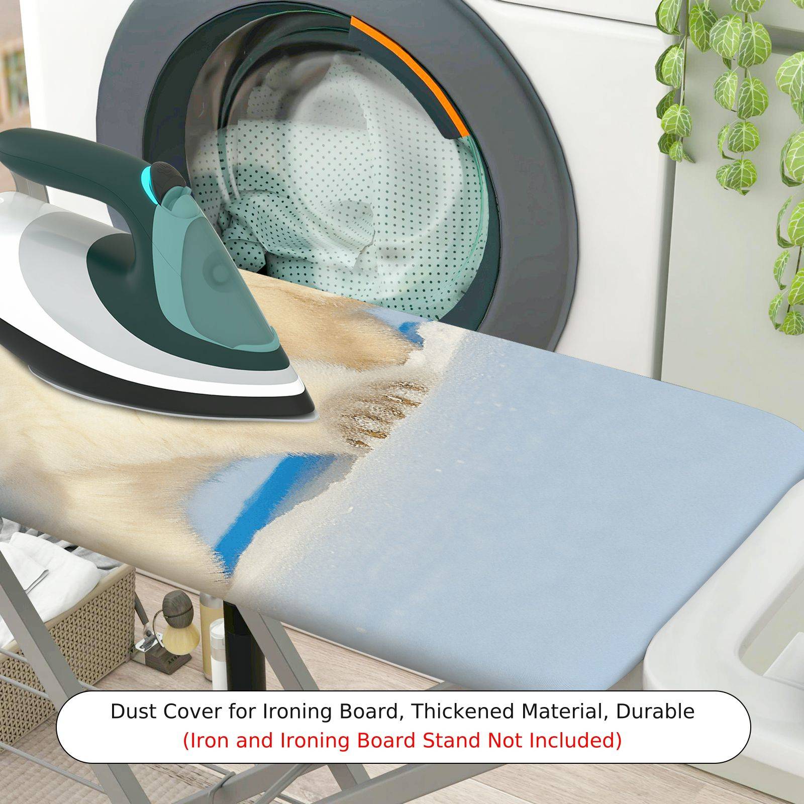 1-Piece Polar Bear Animal Snow  Ironing Board Cover, Universal Size, Without Board