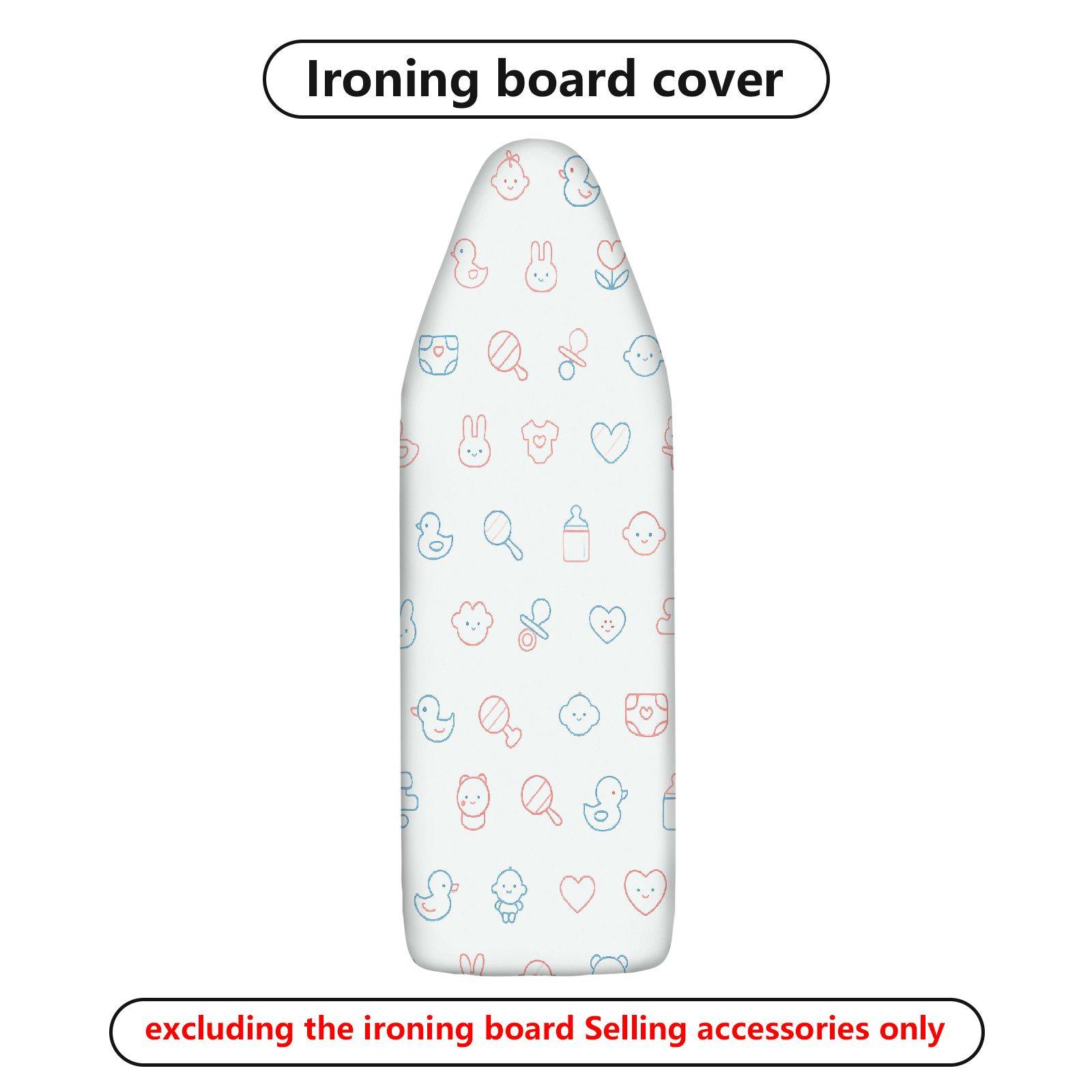 1-Piece Cute  Animal Heart  Ironing Board Cover, Universal Size, Without Board