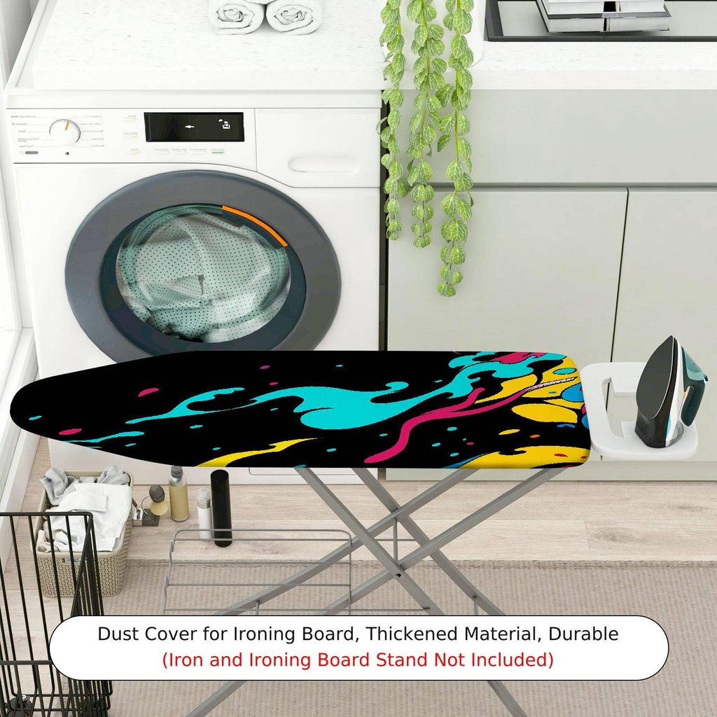 1-Piece Abstract Colorful Artistic  Ironing Board Cover, Universal Size, Without Board