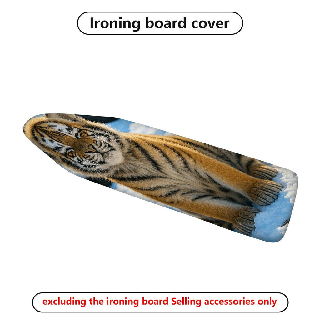 1-Piece Tiger Animal Nature  Ironing Board Cover, Universal Size, Without Board