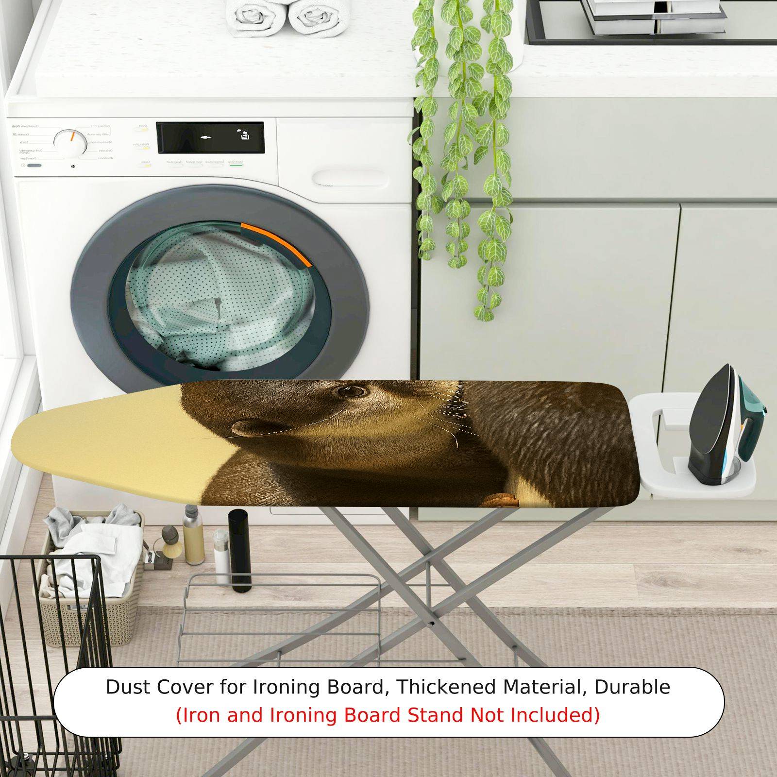 1-Piece Animal Otter Wildlife  Ironing Board Cover, Universal Size, Without Board