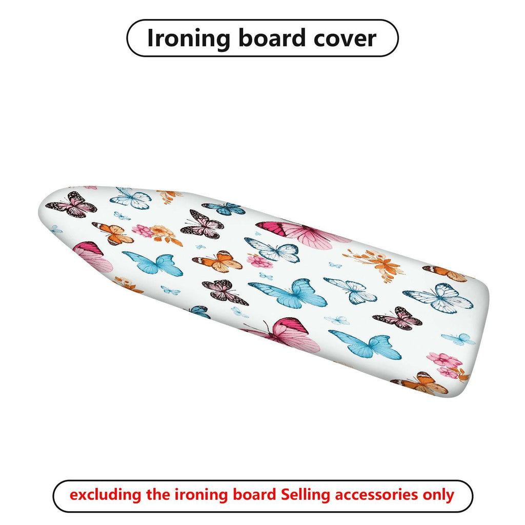 1-Piece Butterfly Floral Colorful  Ironing Board Cover, Universal Size, Without Board