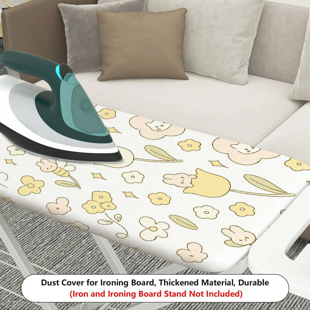 1-Piece Floral  Animal Pattern  Ironing Board Cover, Universal Size, Without Board