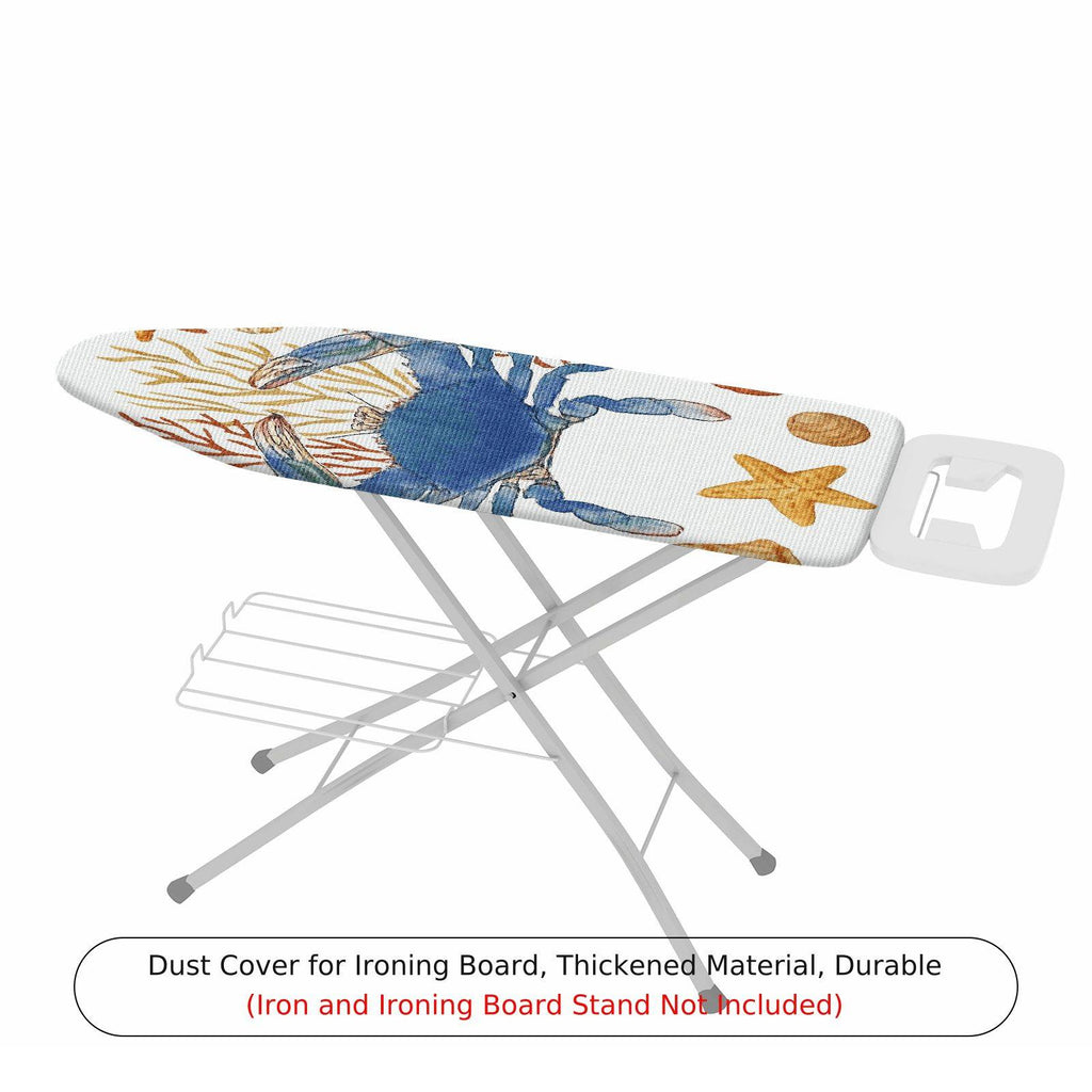 1-Piece Ocean Crab Starfish  Ironing Board Cover, Universal Size, Without Board