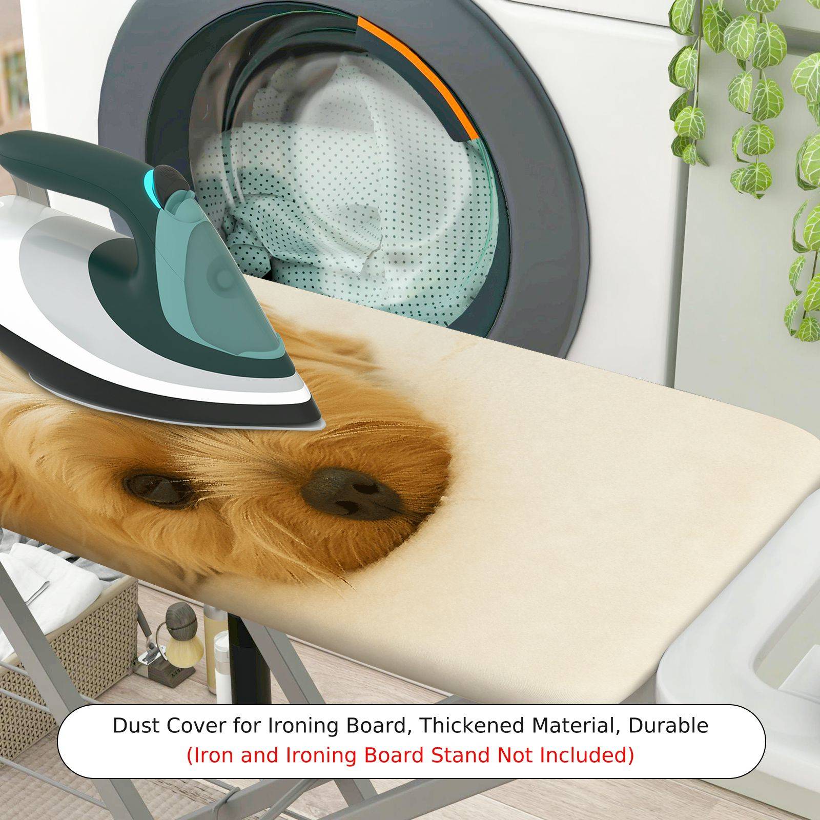1-Piece Dog Pet Animal  Ironing Board Cover, Universal Size, Without Board