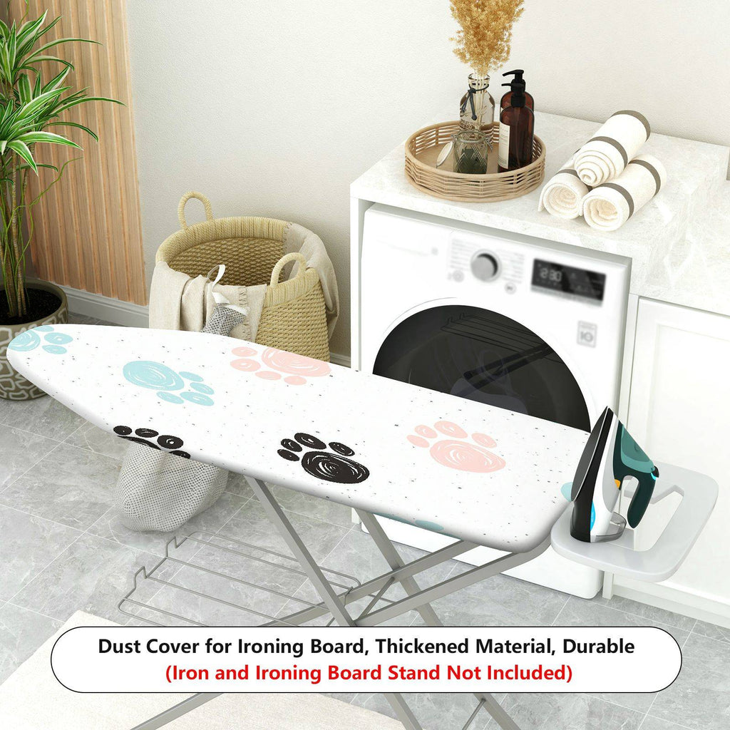 1-Piece Paw print Pattern Animal Design Cute Theme  Ironing Board Cover, Universal Size, Without Board