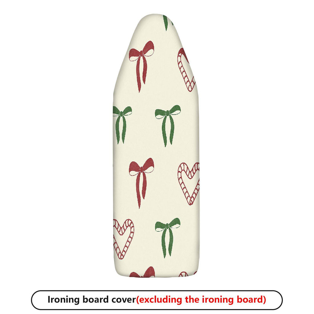 1-Piece Christmas Bow Heart  Ironing Board Cover, Universal Size, Without Board
