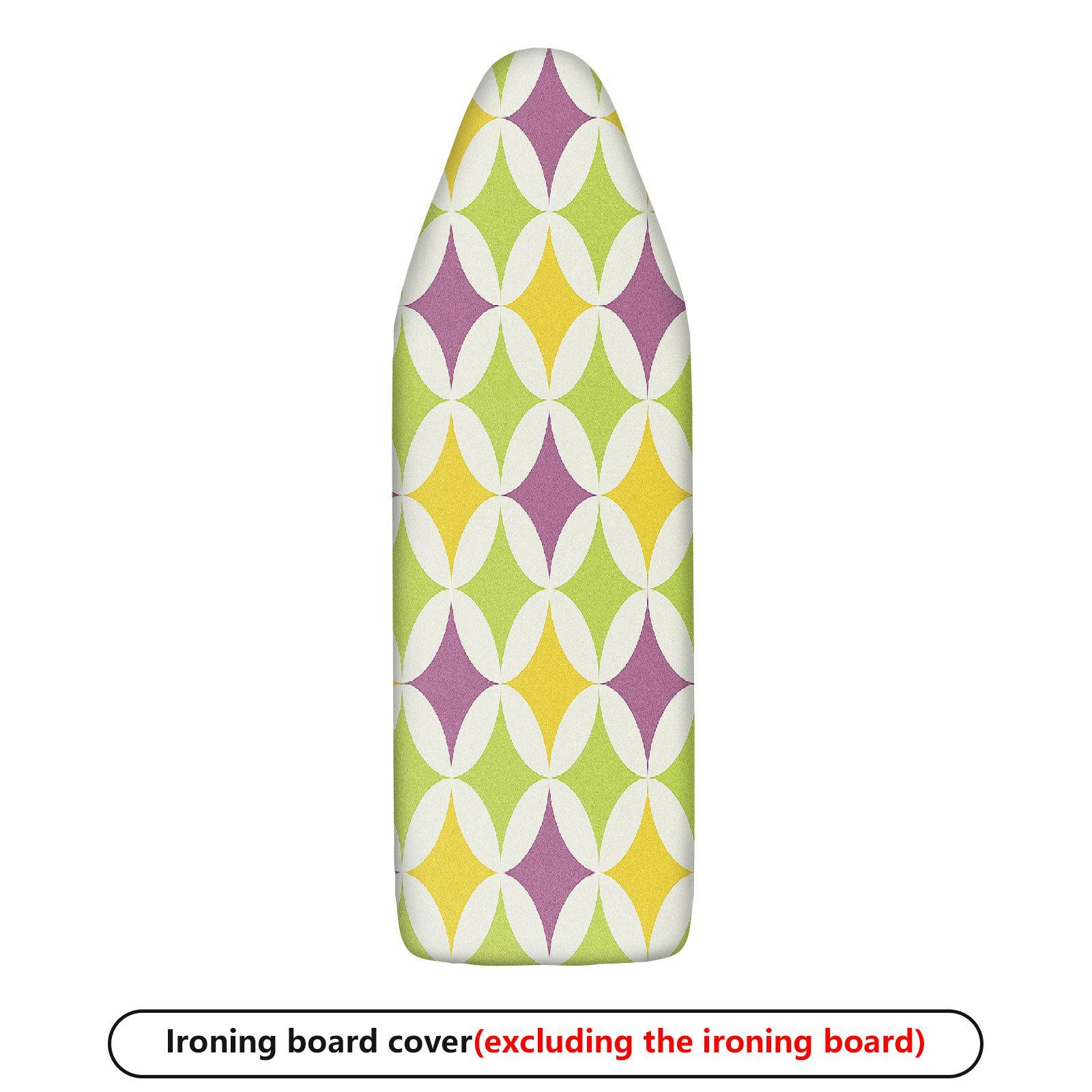 1-Piece Geometric Retro Bright  Ironing Board Cover, Universal Size, Without Board