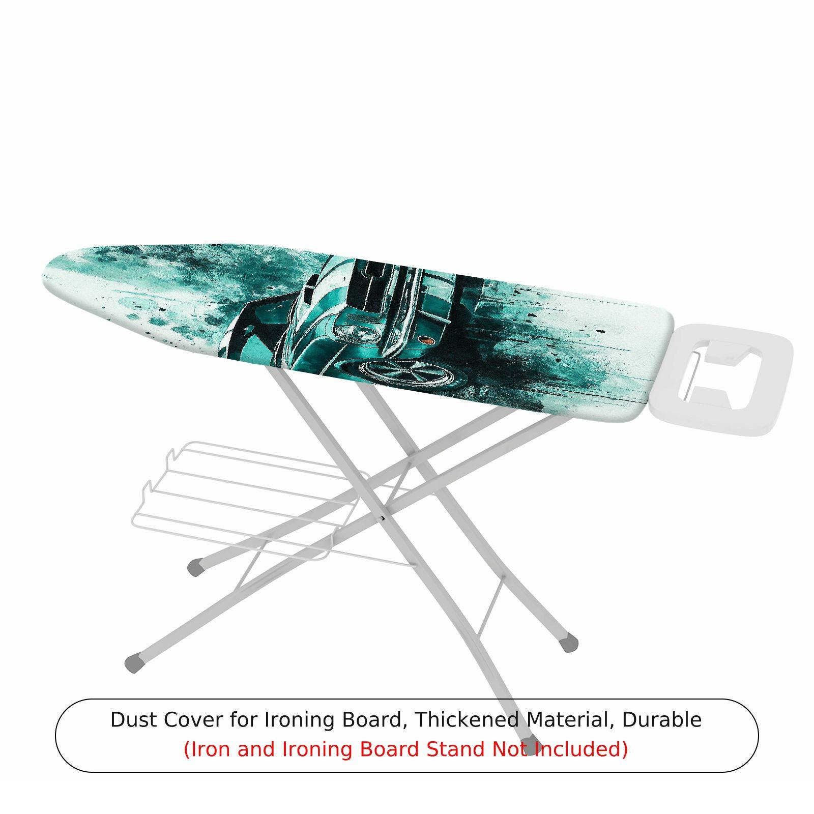 1-Piece Racing Car Abstract Art Modern  Ironing Board Cover, Universal Size, Without Board