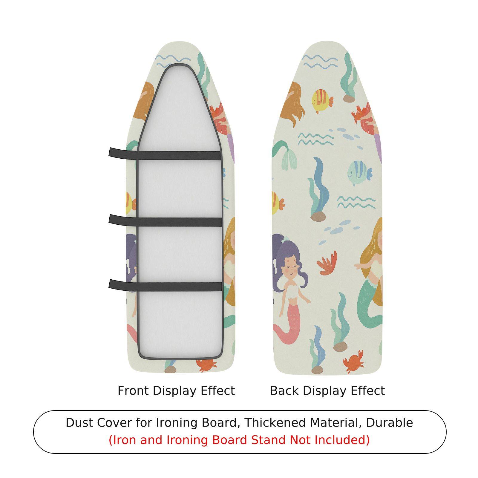 1-Piece Ocean Sea  Ironing Board Cover, Universal Size, Without Board