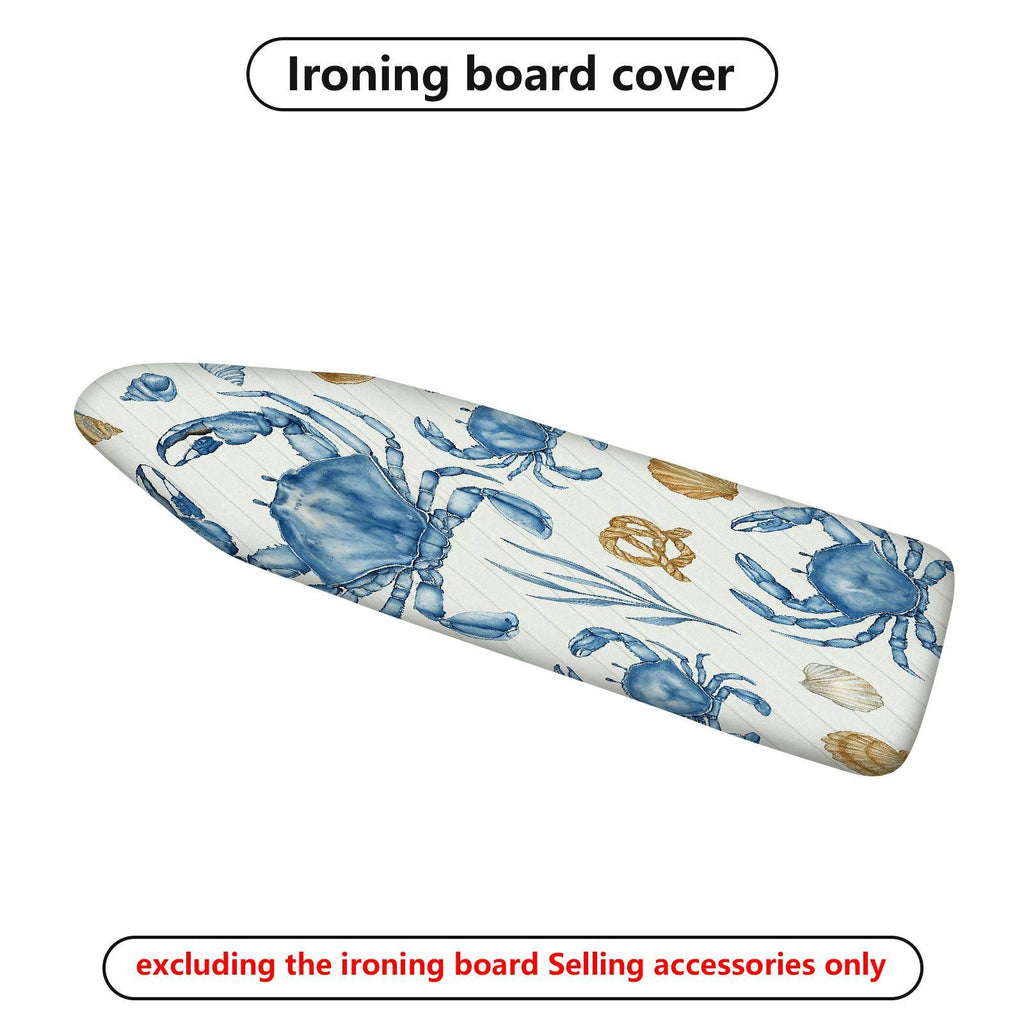 1-Piece Crab Ocean Marine  Ironing Board Cover, Universal Size, Without Board