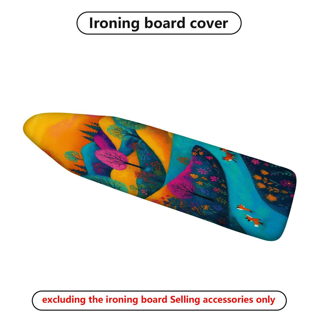 1-Piece Abstract Artistic Colorful  Ironing Board Cover, Universal Size, Without Board
