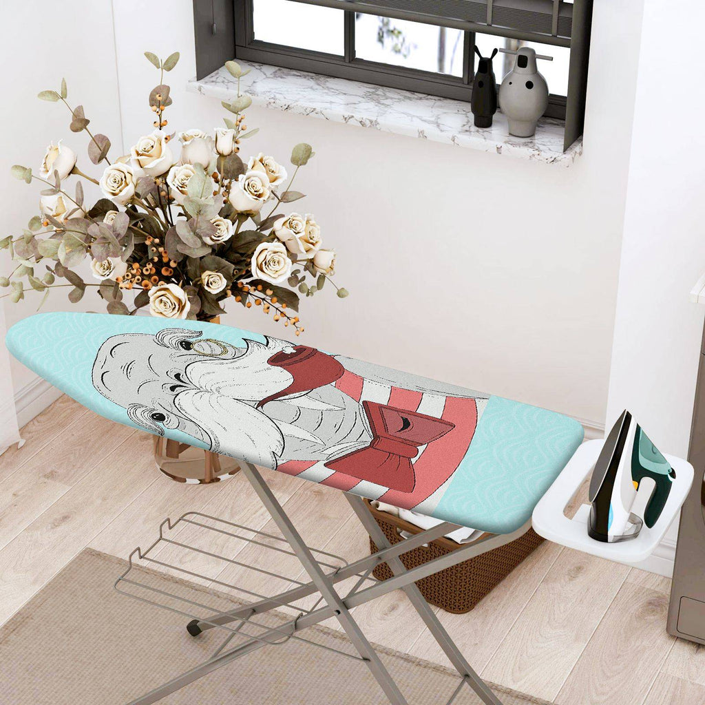 1-Piece Christmas Santa Claus  Ironing Board Cover, Universal Size, Without Board