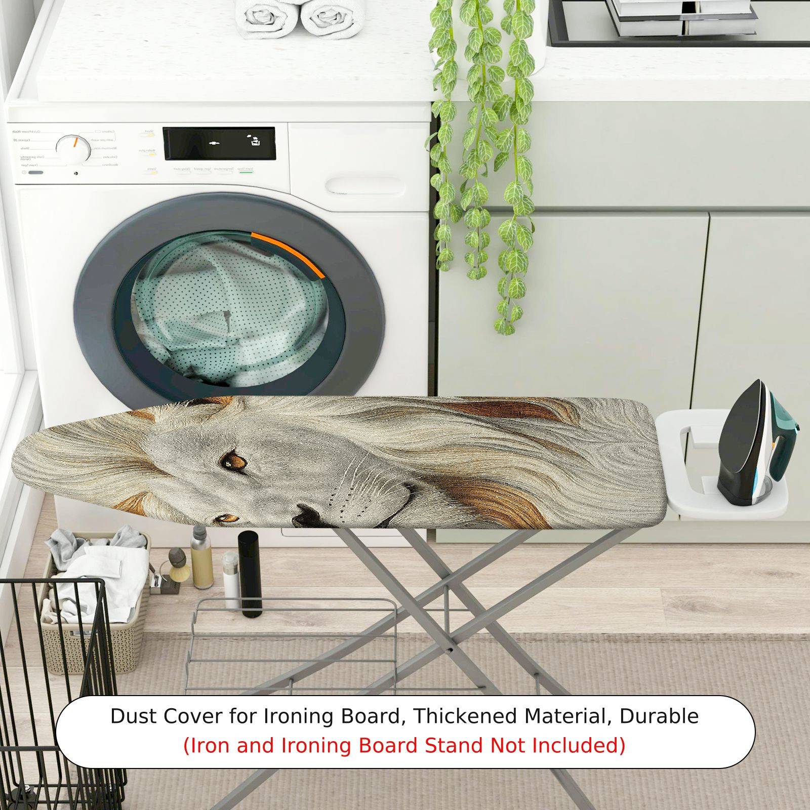1-Piece Lion Wildlife Animal  Ironing Board Cover, Universal Size, Without Board