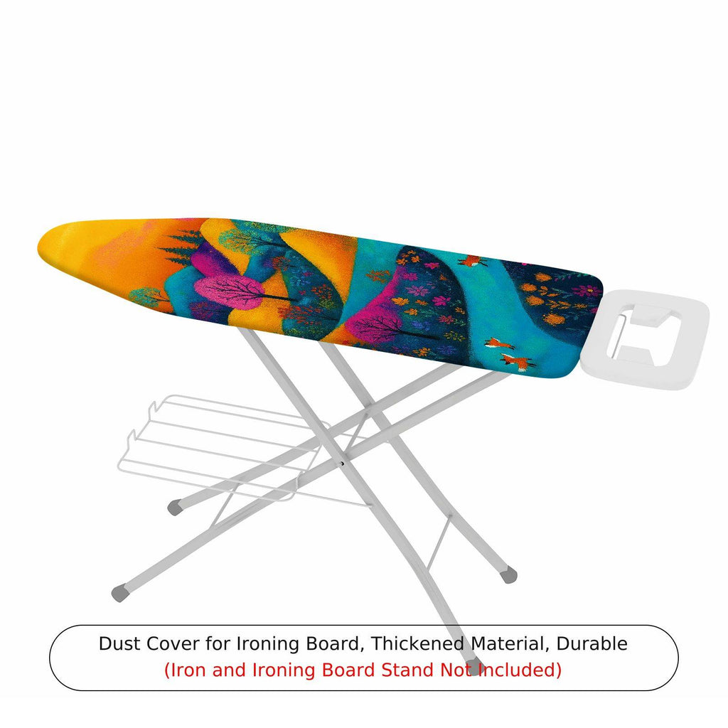 1-Piece Abstract Artistic Colorful  Ironing Board Cover, Universal Size, Without Board