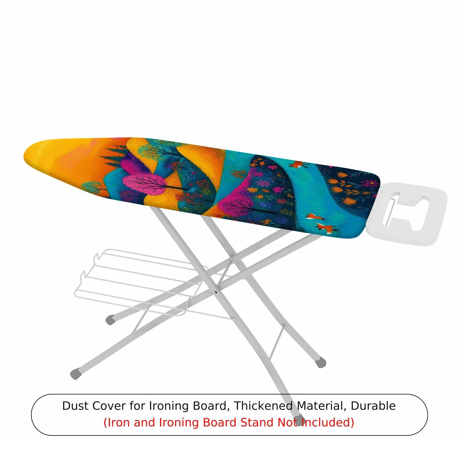 1-Piece Abstract Artistic Colorful  Ironing Board Cover, Universal Size, Without Board